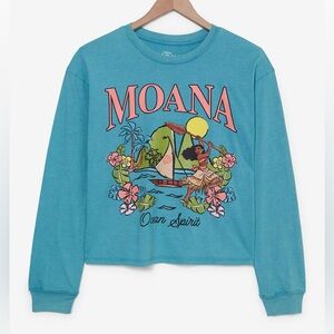 Disney Moana Ocean Spirit Women's Long Sleeve T-Shirt Large L